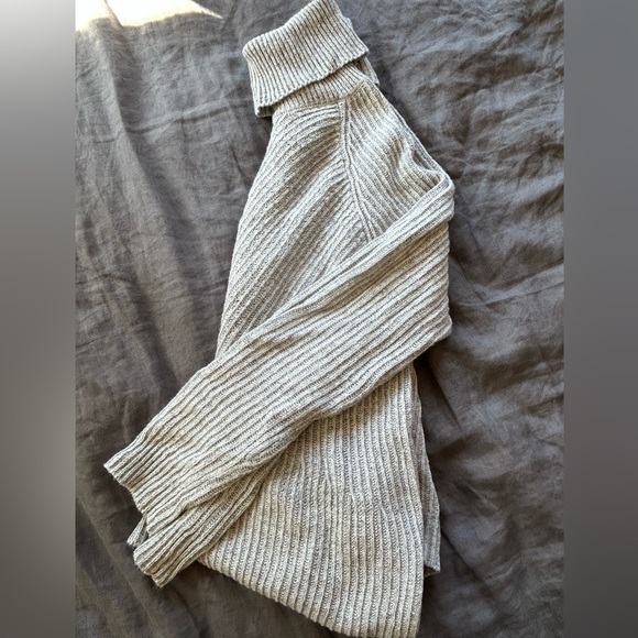 Anthropologie cotton/cashmere knit turtleneck, xs - Picture 1 of 4